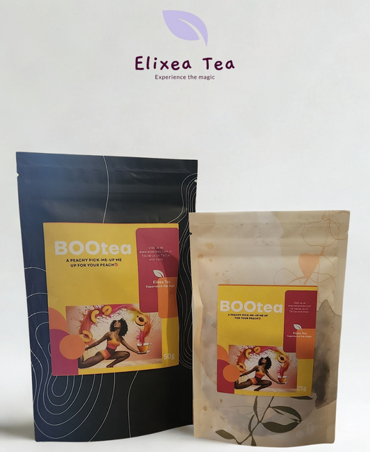 BOOTEA| Peachy Loose Leaf Tea blend | Contains caffeine