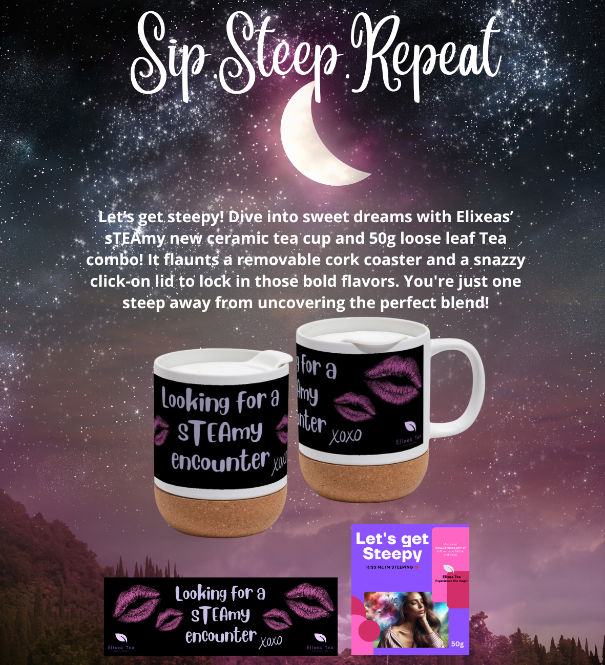 sTEAmy Tea mug bundle