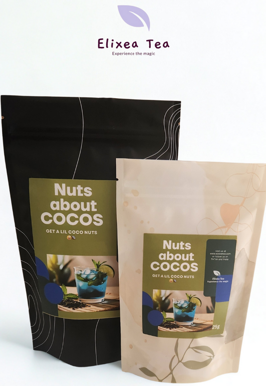 NUTS about COCOS | Tropical Coconut Pineapple Black Tea | Loose Leaf blend