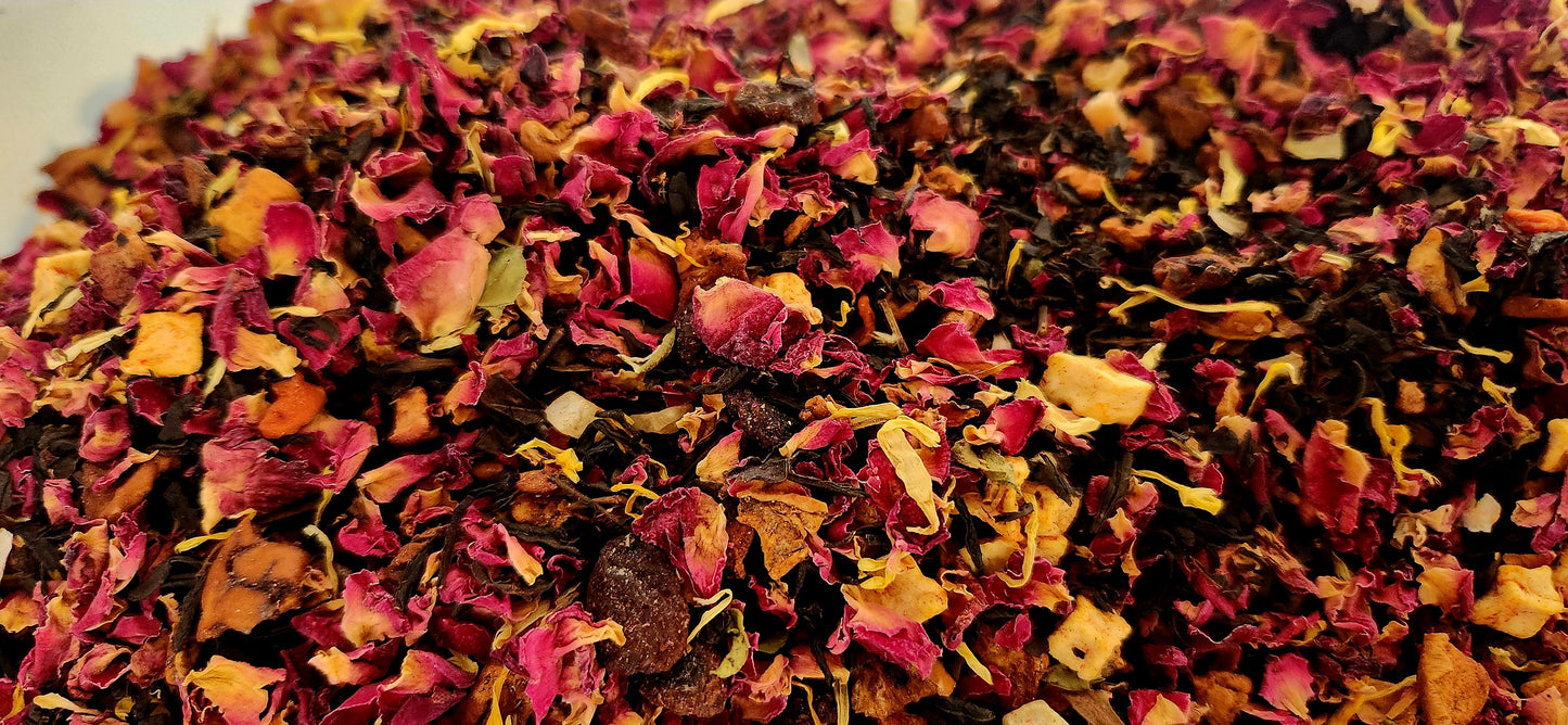 BOOTEA| Peachy Loose Leaf Tea blend | Contains caffeine