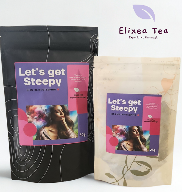 Let's Get Steepy, Relaxing Chamomile Lavender Sleep Tea | Caffeine Free