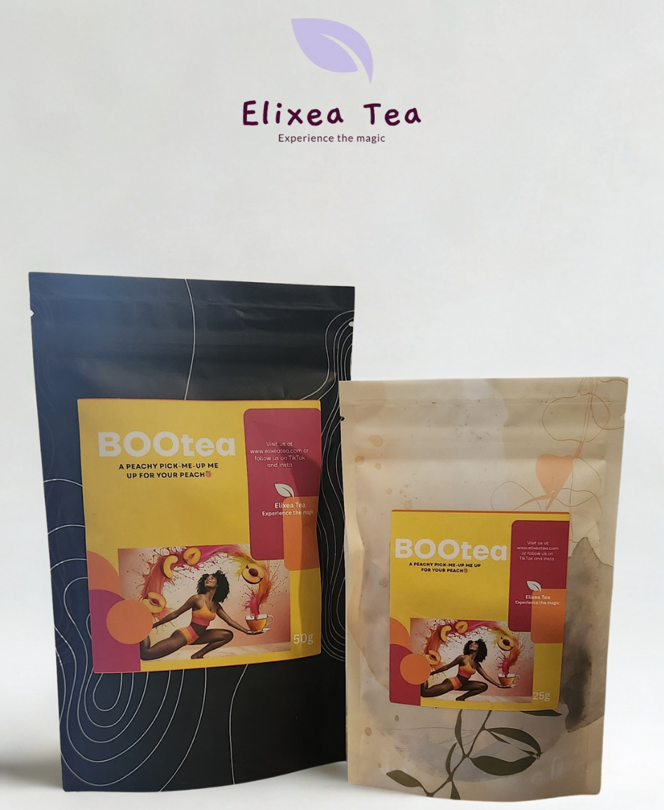 BOOTEA| Peachy Loose Leaf Tea blend | Contains caffeine