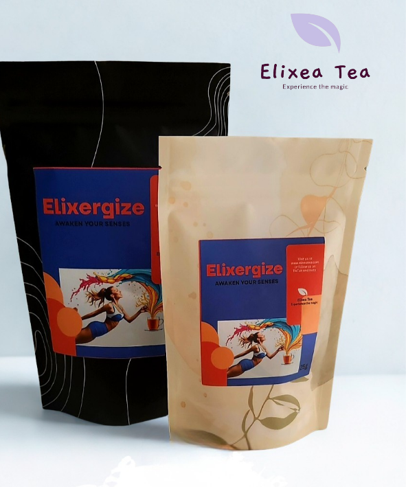 Elixergize |Ginseng Goji Berry Energy Tea | Herbal Loose Leaf Blend
